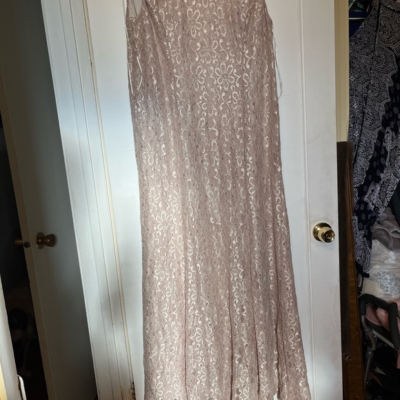 Ralph Richard’s full length dress with beautiful front detailed neckline. - Picture 3 of 3
